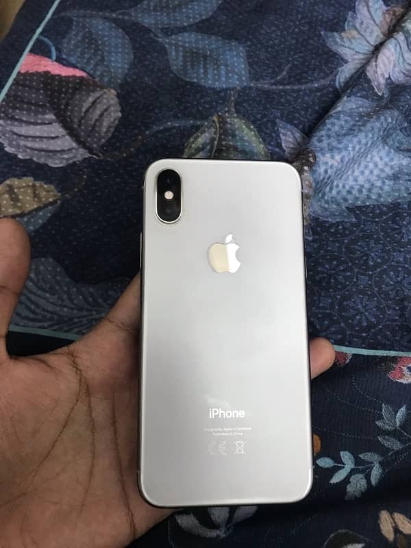 I phone X pta approved 256 gb with box 0