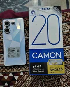 TECNO CAMON 20 8+8 GB 256 GB COMPLETE BOX