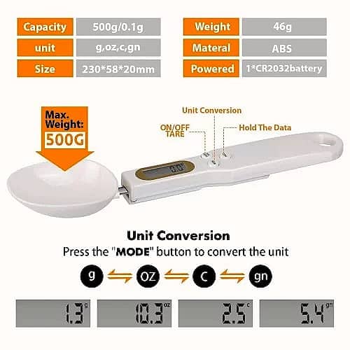 Digital Weight Measuring Spoon 2