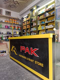 Hardware and paint shop furniture