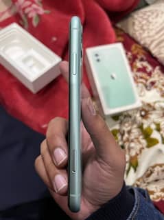 iPhone 11 128GB Green color duel physical PTA Approved