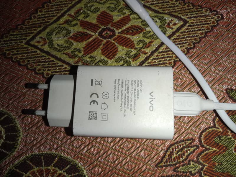 Vivo mobile original charger for sale. 03462532255 contact no 1