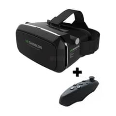 Vr Box – 3d Virtual Reality Box With Remote ( Black )