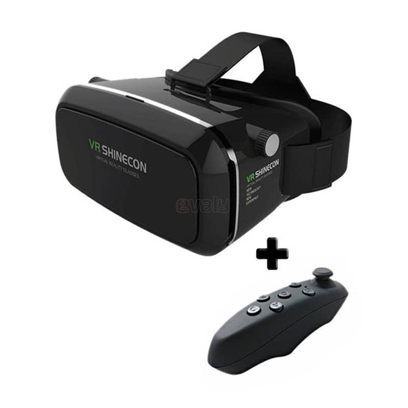 Vr Box – 3d Virtual Reality Box With Remote ( Black ) 0