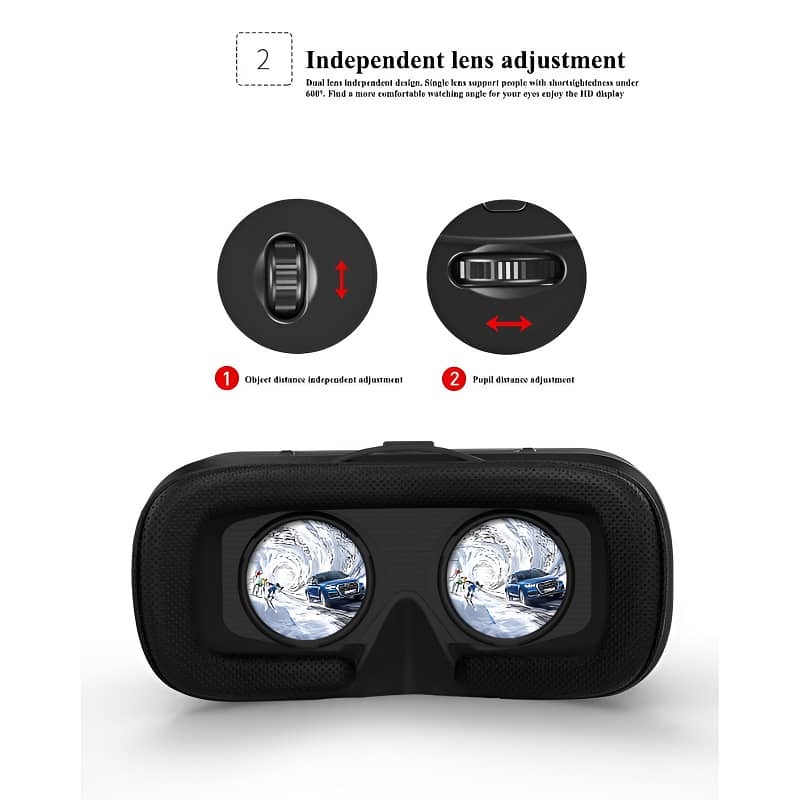 Vr Box – 3d Virtual Reality Box With Remote ( Black ) 10