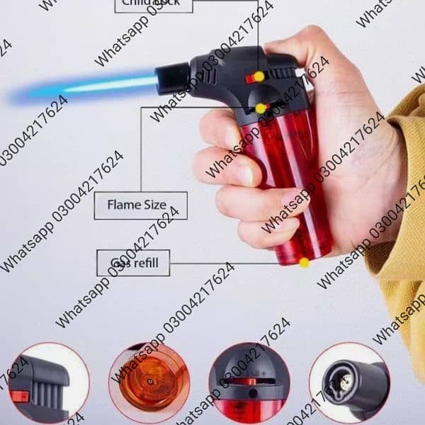 Portable refill stove Flame Gun home food  BBQ Heating Ignition Bu 0