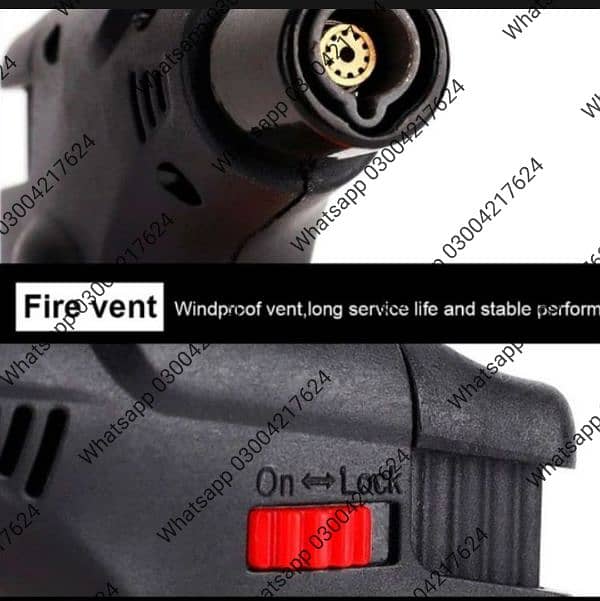 Portable refill stove Flame Gun home food  BBQ Heating Ignition Bu 5