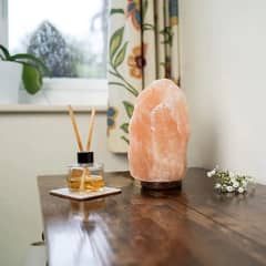 Natural Hamilyan Salt Table lamp available.