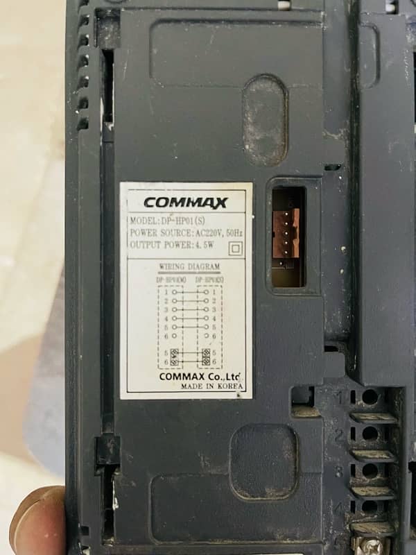 door intercom 1+1 commax 4