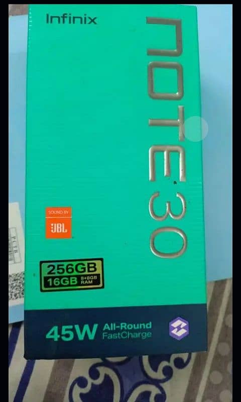 infinix note 30 urgent sell complete box 4