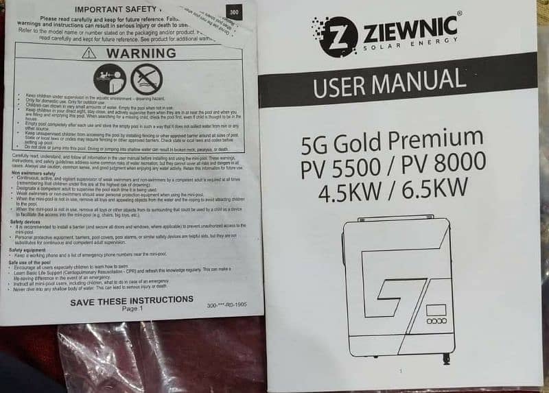 Ziewnic 6.5KW 5g Gold Series Hybrid Inverter 5