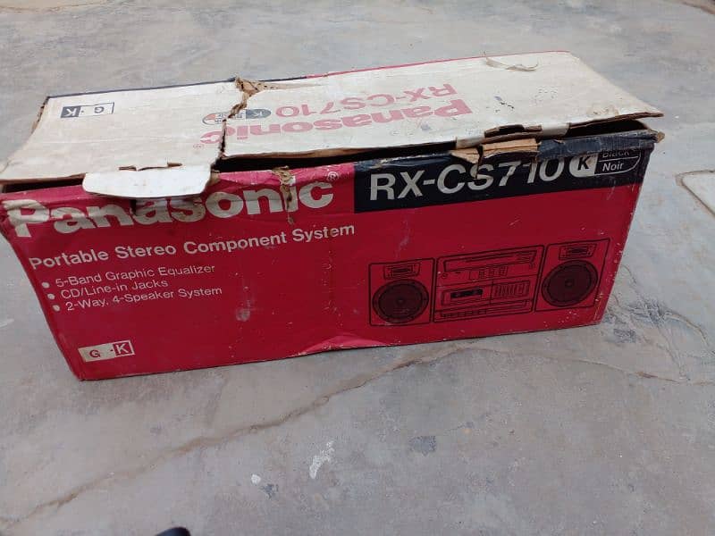 Panasonic Tape Recorder RX-CS710 for sale 0