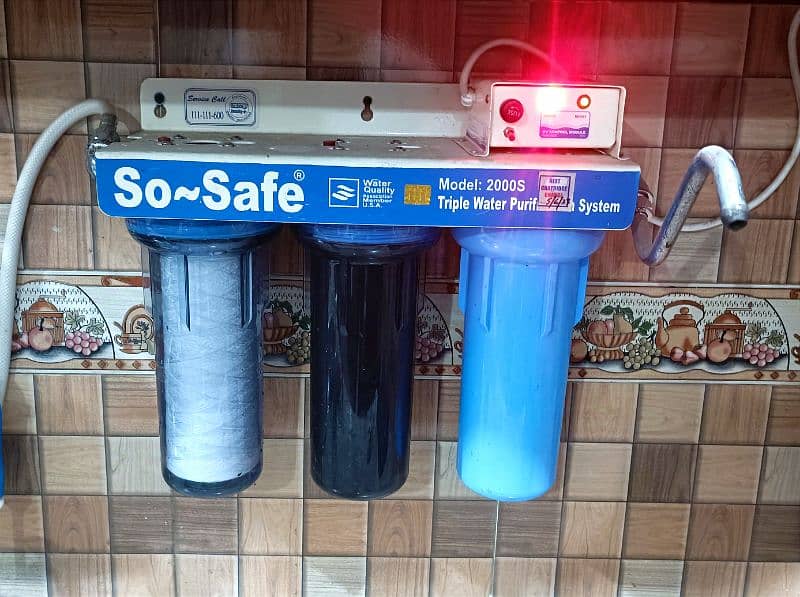 SO SAFE Triple Stage Water Filtration System 0