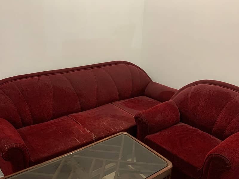 One 3 Seater + Two 1 Seater Sofa Set 2