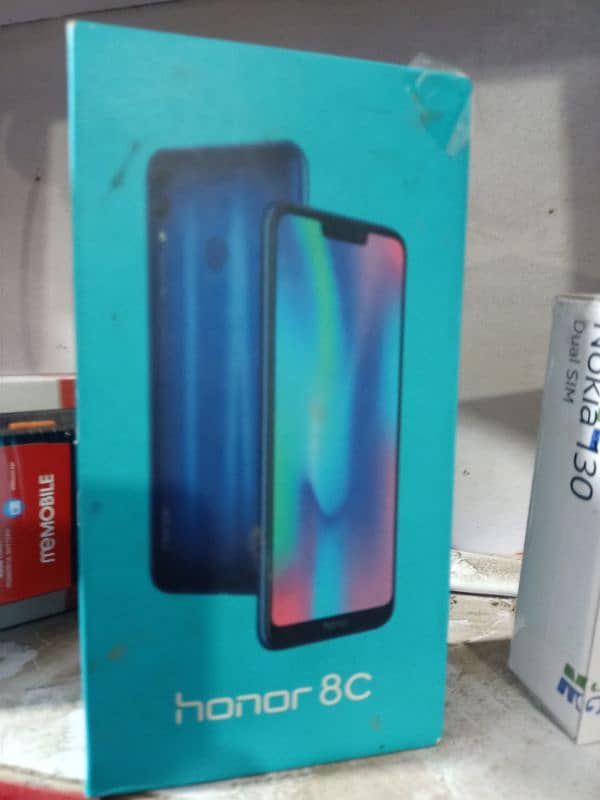 honor 8c with box original charger 6