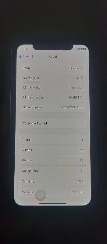 iphone XR 64gb non pta 0