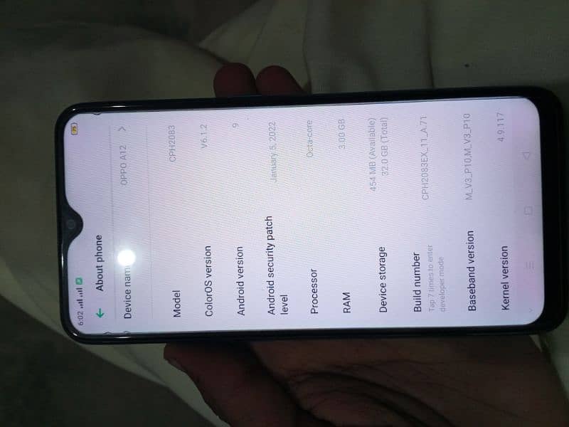 oppo a12 good condition 4