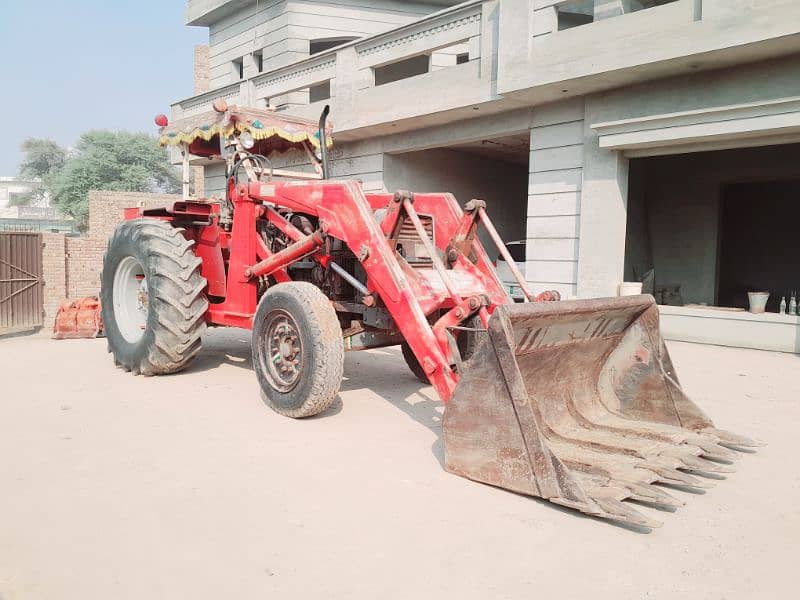 Massey 375 with Loader 4