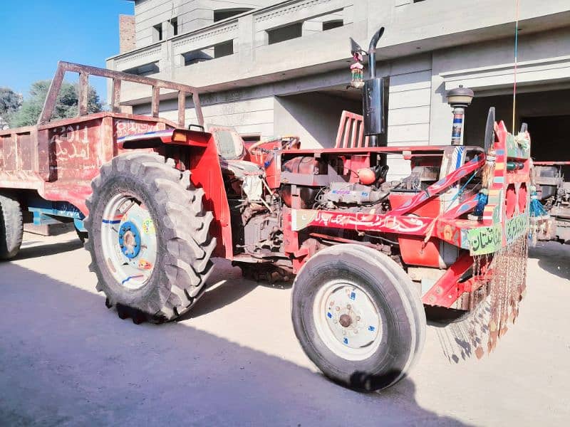 Massey 260 with trolley 0