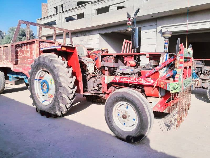 Massey 260 with trolley 1