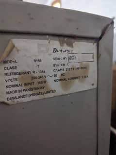 Dawlance 9166 fridge perfect working condition