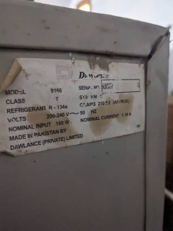 Dawlance 9166 fridge perfect working condition 0