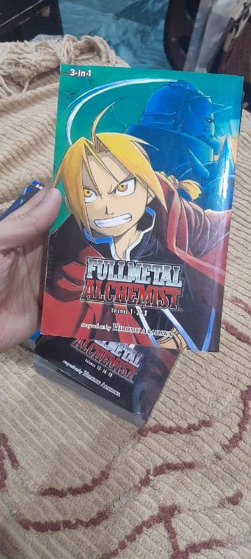 full metal alchemist omnibus set(1,5,8) manga,comics 1