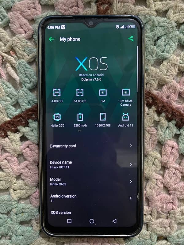 Infinix Hot 11 | 64/4gb with box and charger 8