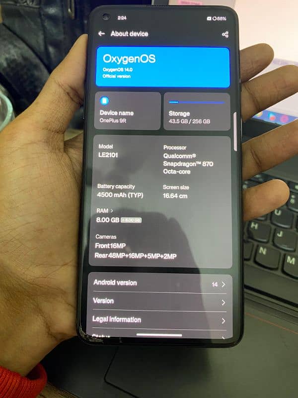 Oneplus 9R 3