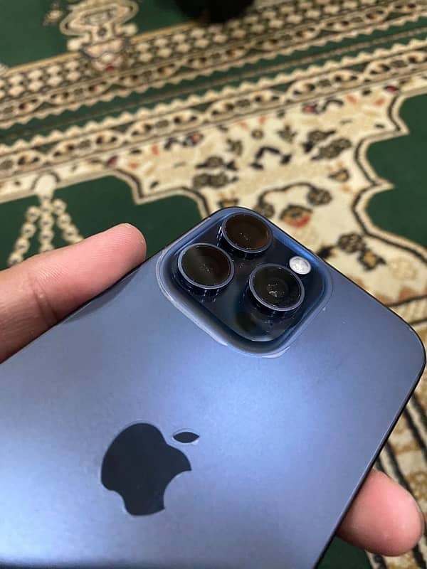 Iphone 15 pro max Jv blue titanium 256 gb urgent sale 4