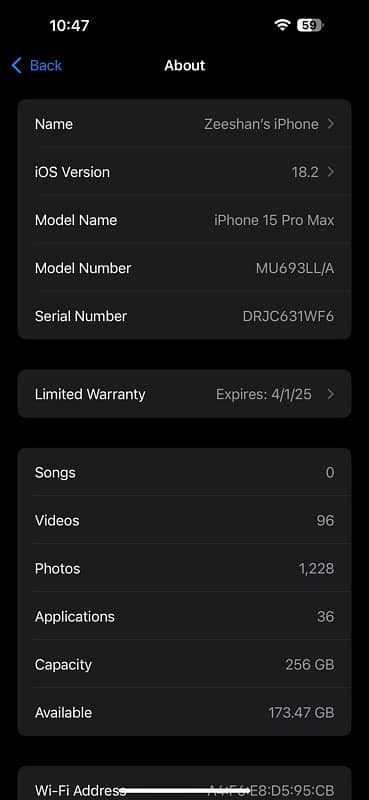 Iphone 15 pro max Jv blue titanium 256 gb urgent sale 7