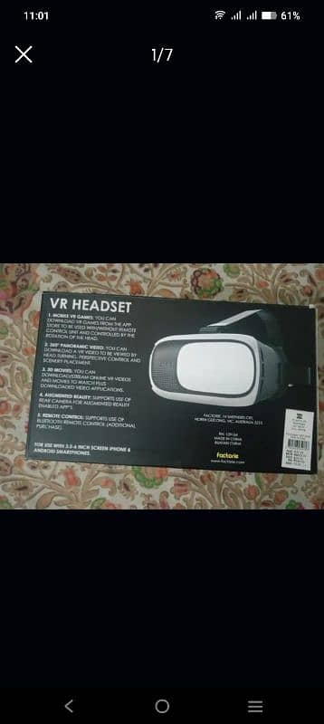 VR Headset, VR Glasses, Virtual Reality Glasses 0