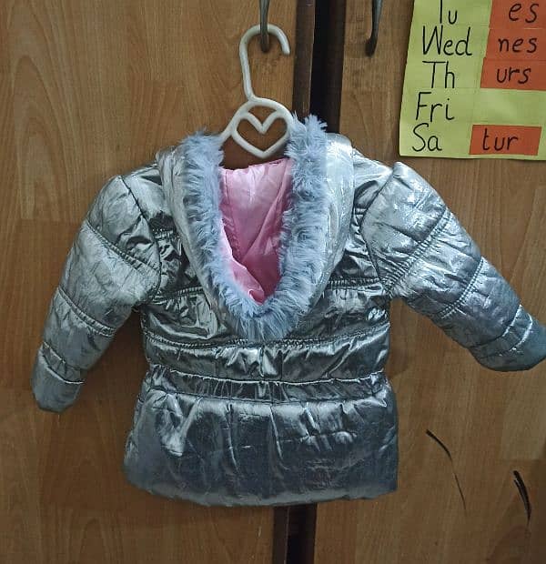 Silver color girls jacket/uper/top 1