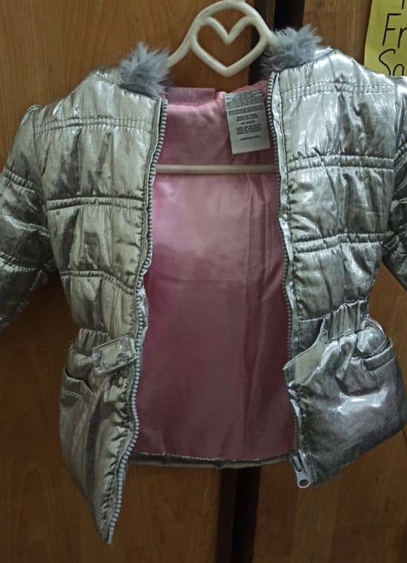 Silver color girls jacket/uper/top 2