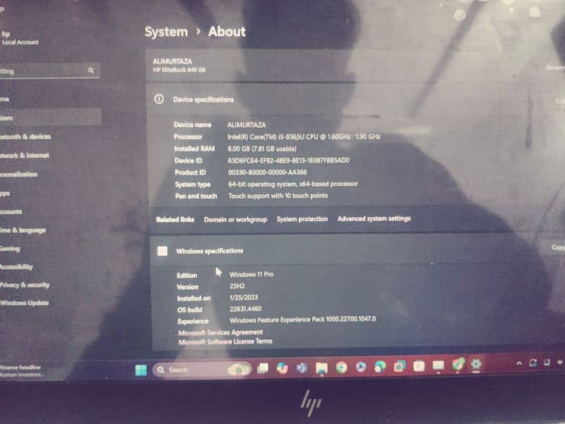 HP elite book 840 G6  i5 8 gen 0