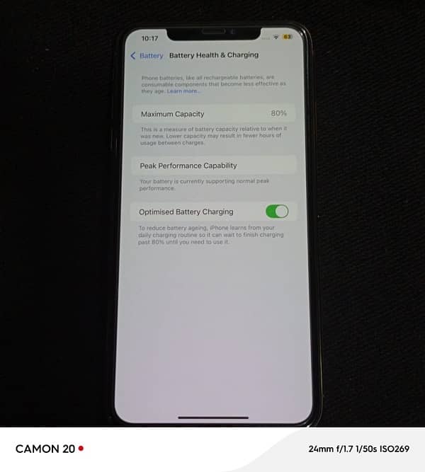 iphone xsmax golden colour 256gb 3