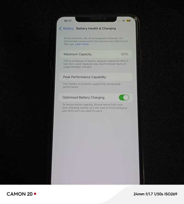 iphone xsmax golden colour 256gb 4