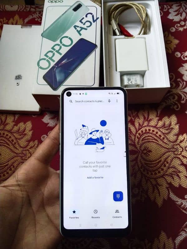 Oppo A52 With Box Charger 1