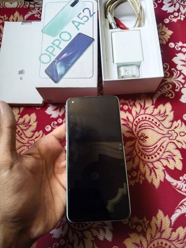 Oppo A52 With Box Charger 3