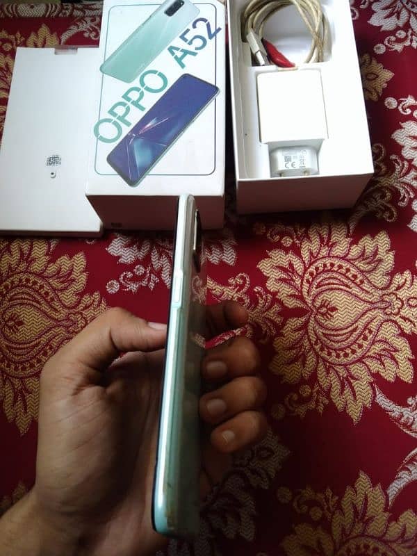 Oppo A52 With Box Charger 4