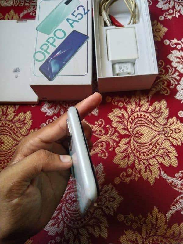 Oppo A52 With Box Charger 5