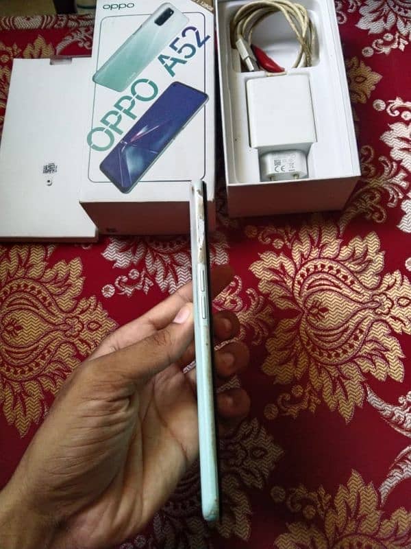 Oppo A52 With Box Charger 6