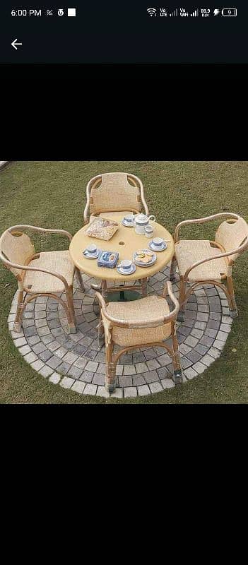 Garden chairs/rattan sofa sets/dining tables/UPVC outdoor furniture 4