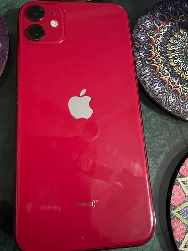 iPhone 11 factory unlock 10/9 condition Red 7