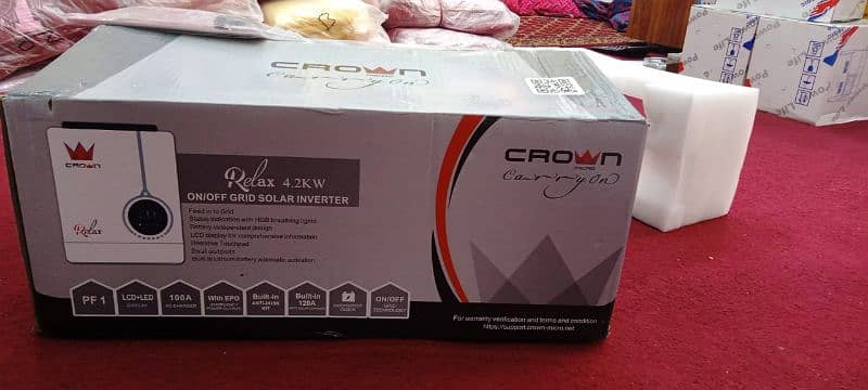 crown 6, 2kw hybrid on off gharid 0