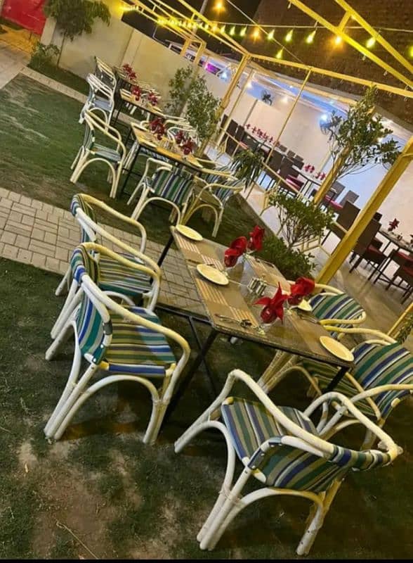 Garden chairs/rattan sofa sets/dining tables/UPVC outdoor furniture 2