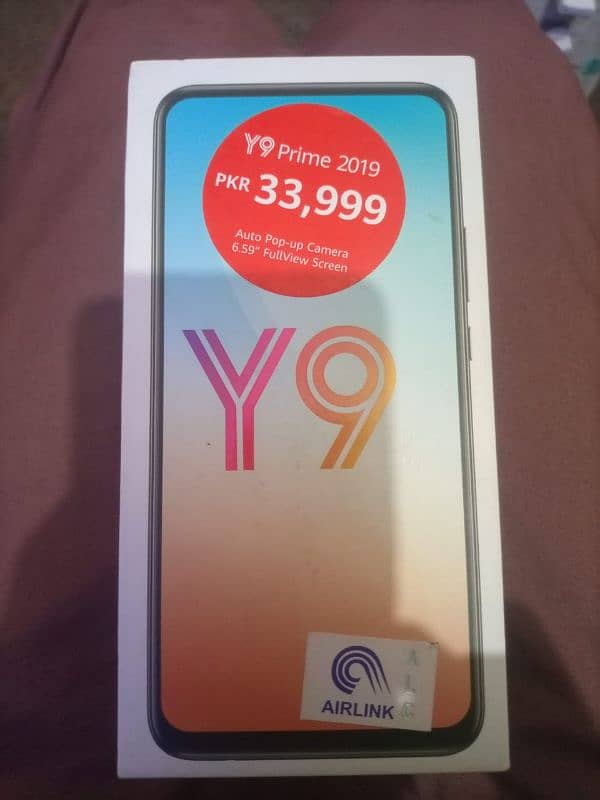 Huawei y9 prime 4/128 new condition with box 1