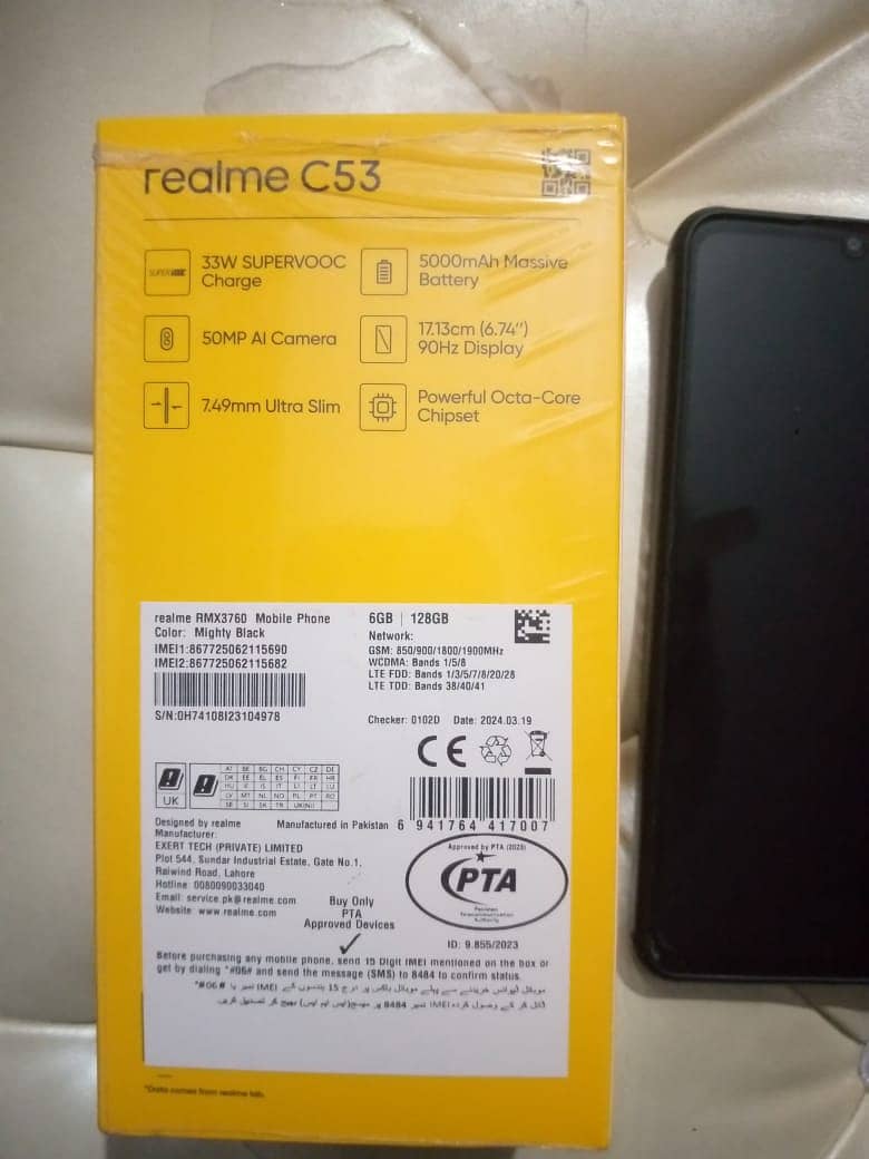 Realme C53 2month used 5