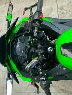 KAWASAKI NINJA ZX-6R 400CC (REPLICA) DOUBLE SILENCER