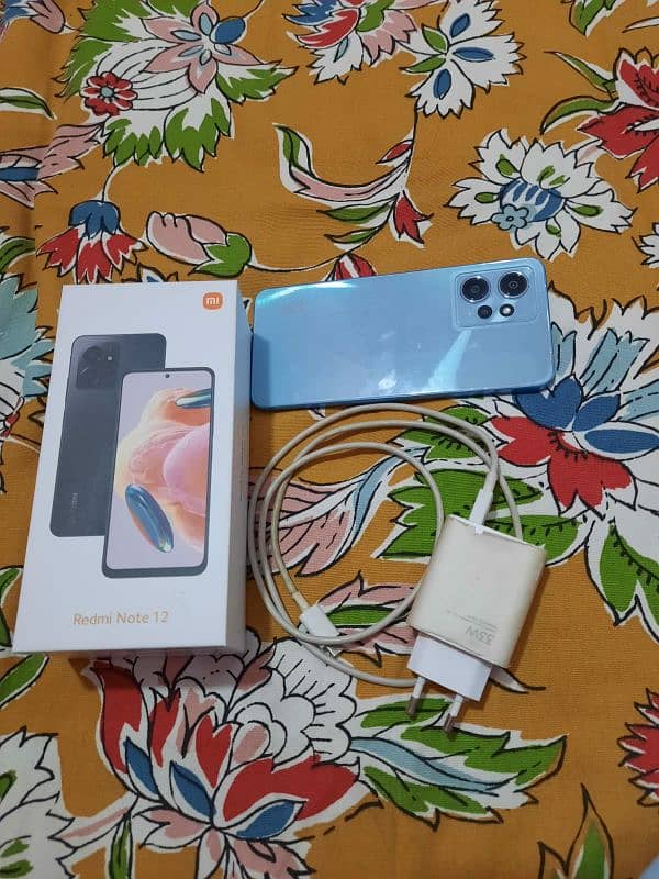 Redmi Note 12 8/128 with box for sale 3